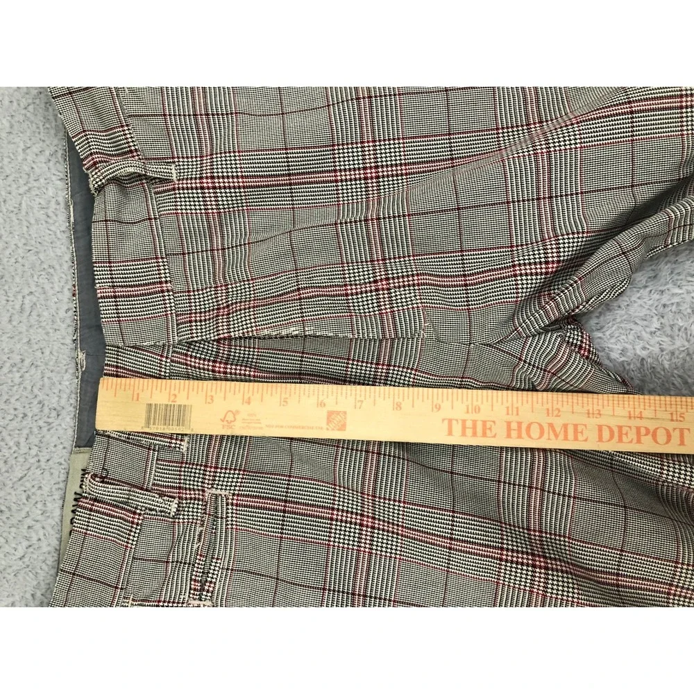 Y2K G-Star Raw Pants Men 36x30 (Tag 34x32) Multicolor Glen Plaid Distressed